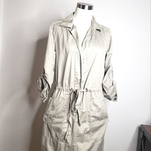 Banana Republic Khakhi Dress - Knee Length - Size 10